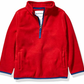 Jaqueta masculina Amazon Essentials Polar Fleece com zíper de um quarto, vermelha, tamanho XX-G