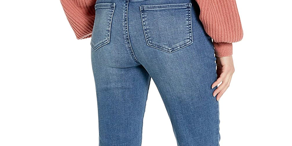 Calça jeans feminina Barbara Bootcut de cintura alta NYDJ em azul Brickell, tamanho 14
