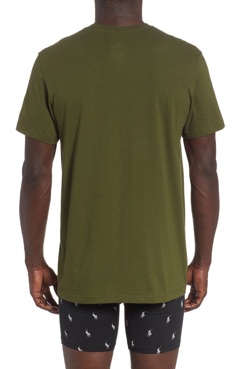 Polo Ralph Lauren Camiseta Masculina Gola Redonda, Pacote com 3 Tamanhos Sortidos P