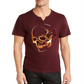 Camiseta masculina com estampa de caveira Ramona da INC International Concepts, marrom, tamanho XXG