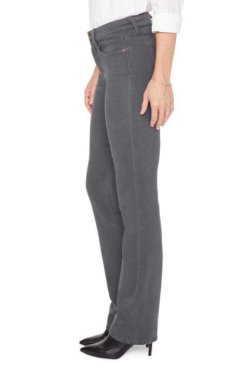 Calça jeans reta Marilyn feminina NYDJ cinza tamanho 4