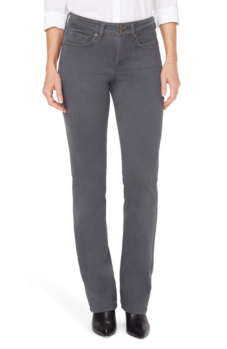 Calça jeans reta Marilyn feminina NYDJ cinza tamanho 4