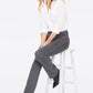 Calça jeans reta Marilyn feminina NYDJ cinza tamanho 4