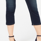 Calça jeans feminina Finity Stretch Cropped da INC International Concepts, azul, tamanho 10