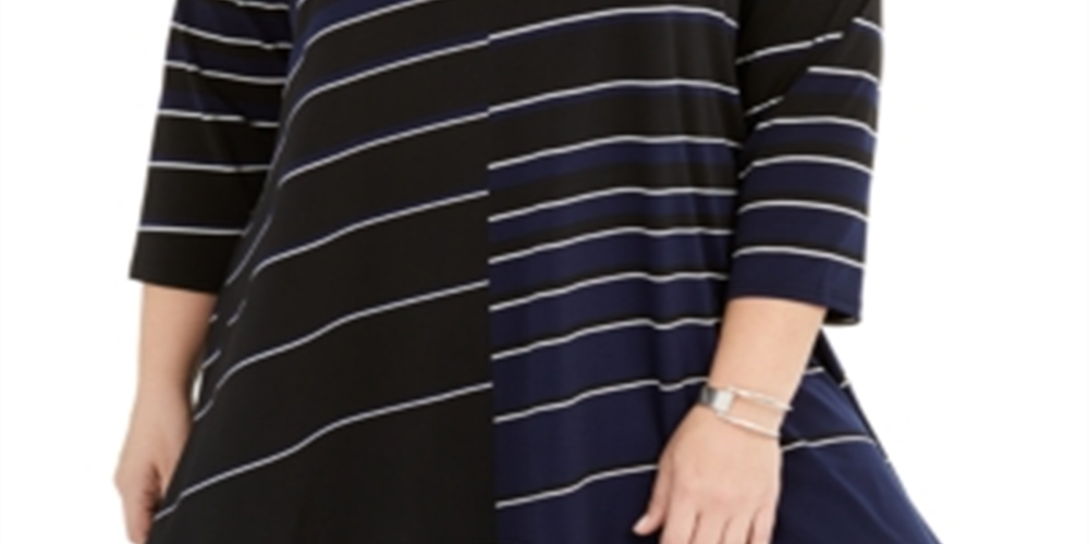 Túnica Alfani Feminina Plus Size Estampada Azul Tamanho 2X