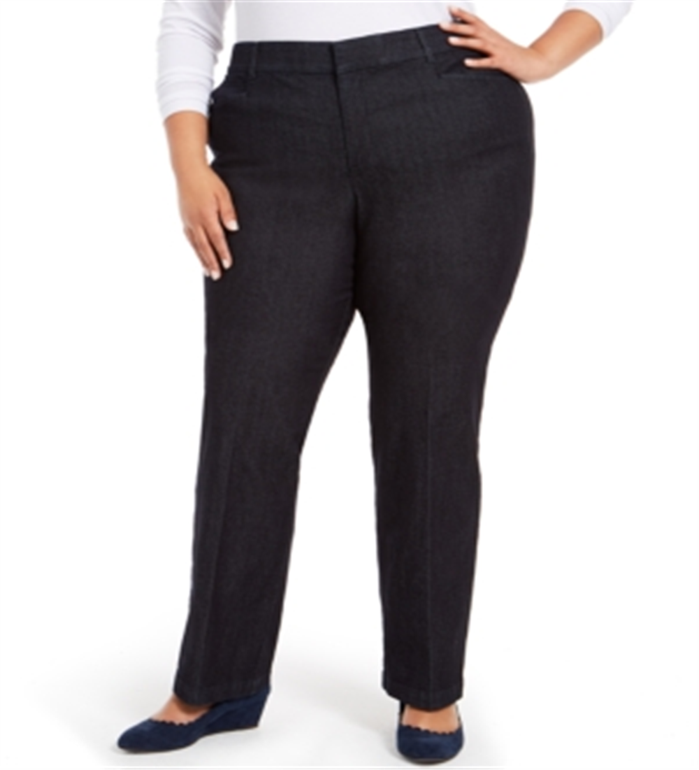 Calça jeans feminina Charter Club Midnight azul tamanho 18W