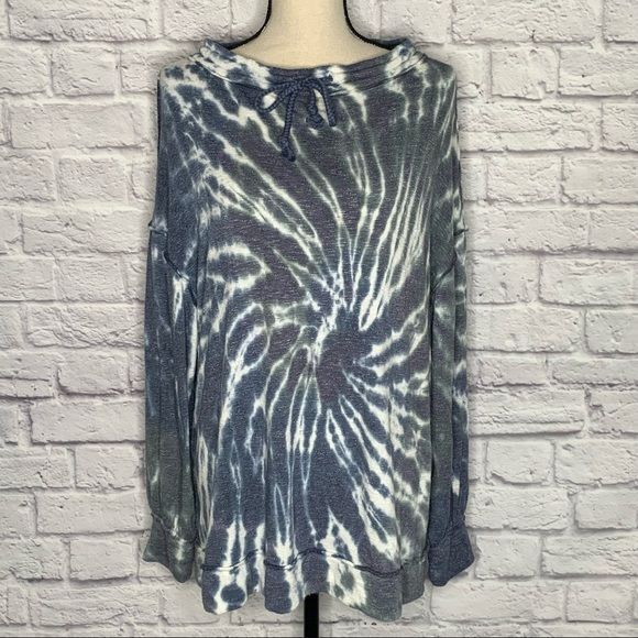 Moletom feminino Best Catch da Free People, azul, tamanho XS