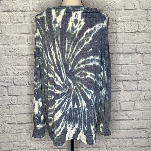 Moletom feminino Best Catch da Free People, azul, tamanho XS