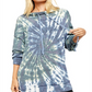 Moletom feminino Best Catch da Free People, azul, tamanho XS