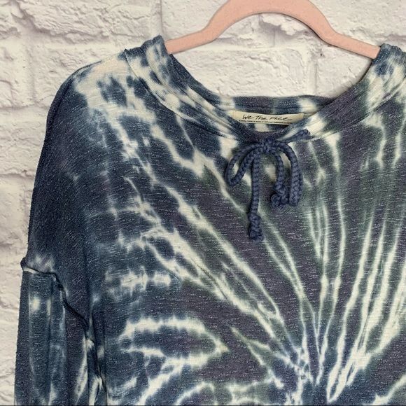 Moletom feminino Best Catch da Free People, azul, tamanho XS