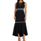 Vestido sereia enfeitado feminino R &amp; M Richards, preto, tamanho 14, pequeno