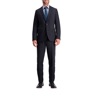 Jaqueta masculina espinha de peixe Haggar preta tamanho 44 R/M37.5