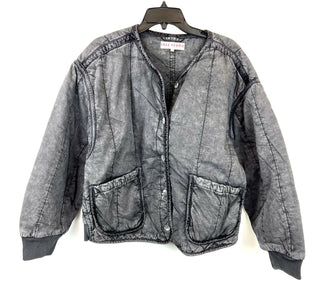Jaquetas femininas Free People Mixed Signals Liner cinza tamanho M