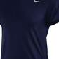 Camiseta Nike Team Legend Manga Curta Feminina Azul Tamanho XXG