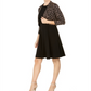 Jaqueta e vestido bolero feminino Jessica Howard, preto, tamanho 14, pequeno