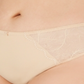 INC International Concepts Tanga feminina com acabamento em renda elástica lisa para uso diário, marrom, tamanho 2X