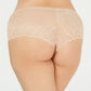 INC International Concepts Short Feminino de Renda Sólida e Elástica para Uso Diário Marrom Tamanho 1X