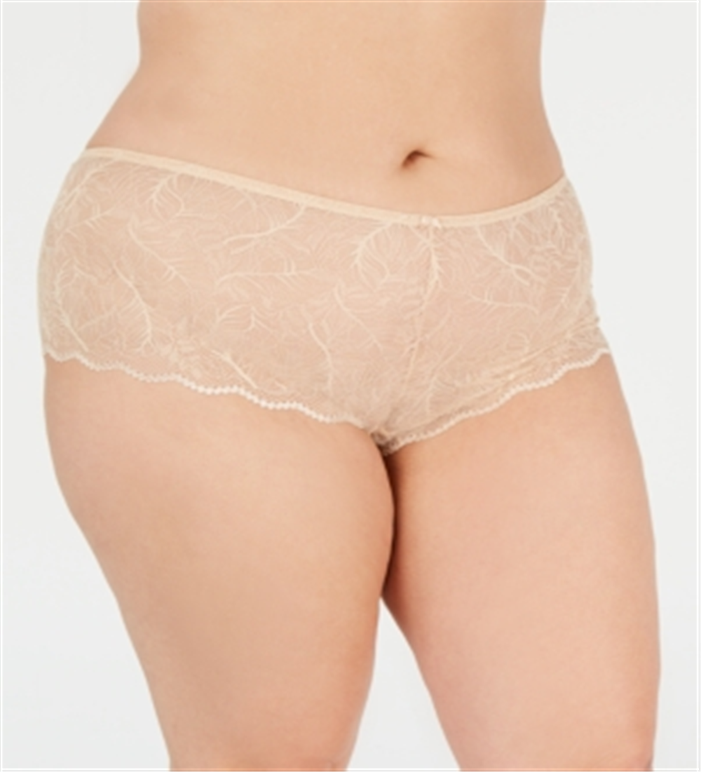INC International Concepts Short de renda liso para meninos, tamanho 2X, marrom