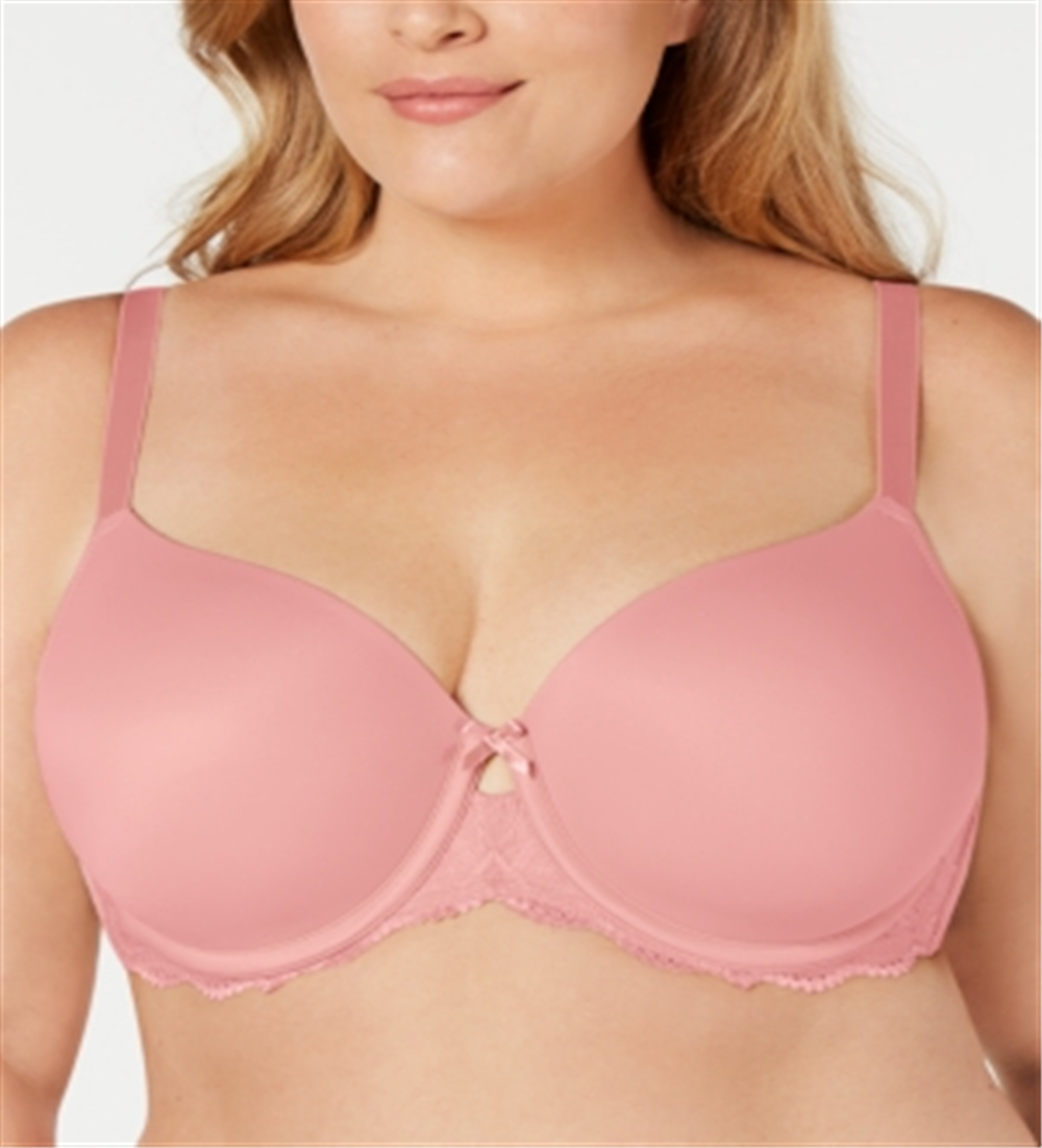 Sutiã camiseta lingerie com aro feminino IINC International Concepts rosa tamanho 44 DDD