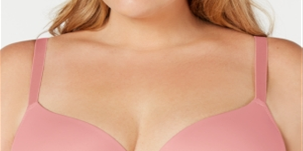 Sutiã camiseta lingerie com aro feminino IINC International Concepts rosa tamanho 44 DDD