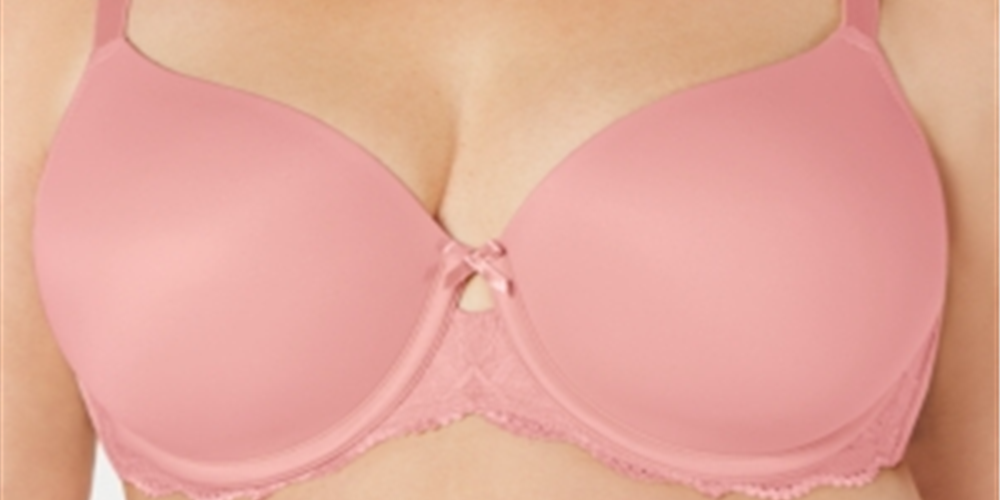 Sutiã camiseta lingerie com aro feminino IINC International Concepts rosa tamanho 44 DDD
