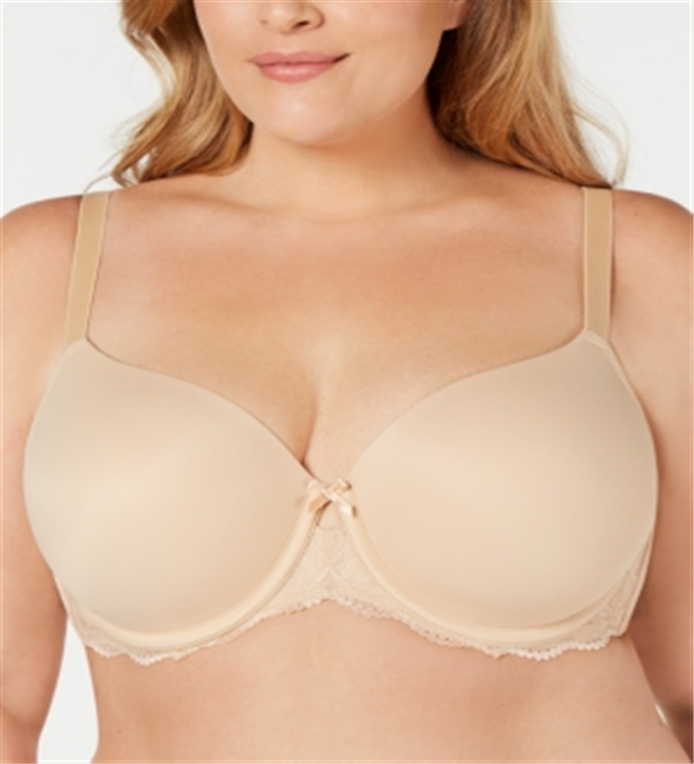Sutiã Balconette Plus Size com Acabamento em Renda da INC International Concepts para Mulheres, Marrom, Tamanho 42 G