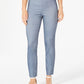 Calça skinny feminina Charter Club Tummy Control, azul, tamanho 8, pequena