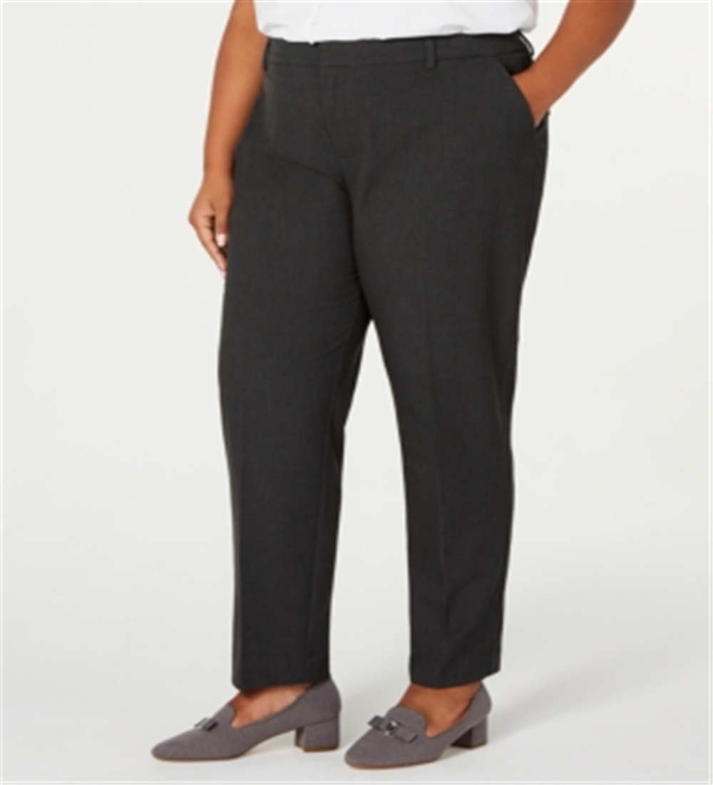 Calça feminina justa no tornozelo Charter Club, cinza, tamanho 14W