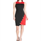 Vestido Tommy Hilfinger Feminino Sem Mangas Com Zíper, Gola Joia Acima do Joelho, Preto, Tamanho 10