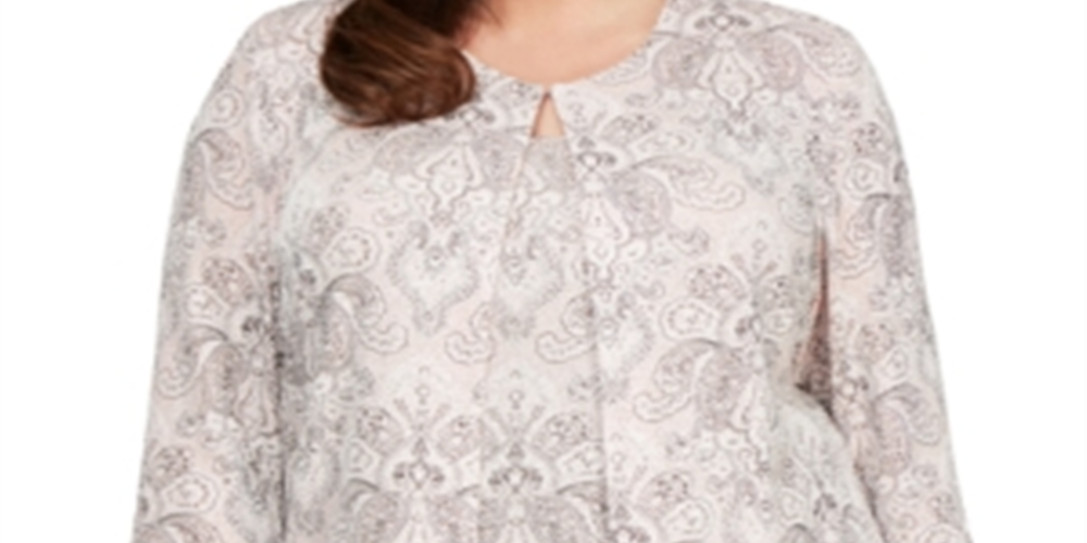 Jaqueta e blusa estampadas plus size Alex Evenings para mulheres, pretas, tamanho 2X