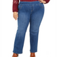 Calça jeans feminina estilo boot cut azul, tamanho 24W, da Style &amp; Co.