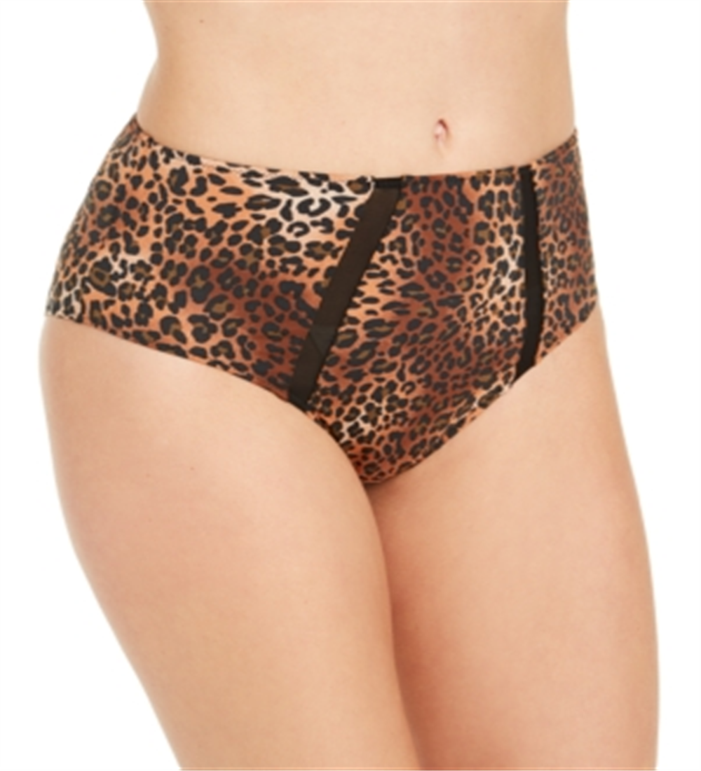 INC International Concepts Roupa íntima feminina com estampa animal para o dia a dia, marrom, tamanho M