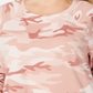 Love Tribe Moletom feminino com estampa camuflada da moda plus size rosa tamanho 2X