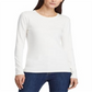 Blusa Ralph Lauren Feminina Manga Longa Gola Joia Branca - Tamanho Grande