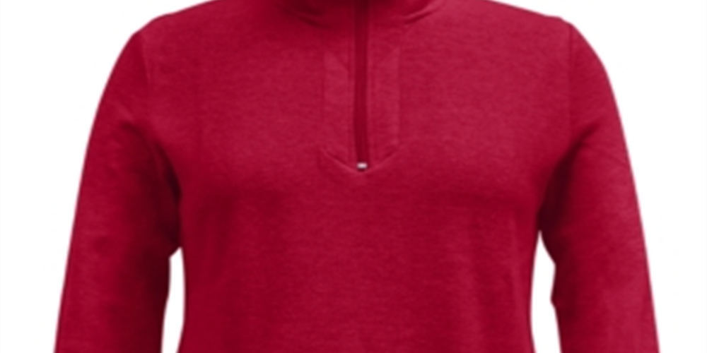 Karen Scott Top Feminino Meio Zíper Vermelho Tamanho P