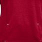 Karen Scott Top Feminino Meio Zíper Vermelho Tamanho P