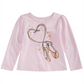 Camiseta infantil Epic Threads com sapatilhas de balé rosa tamanho 6X