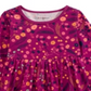 Túnica infantil de algodão com estampa floral First Impressions para meninas, roxa, tamanho 2T