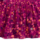Túnica infantil de algodão com estampa floral First Impressions para meninas, roxa, tamanho 2T