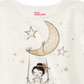 Camiseta infantil feminina Epic Threads Moon Girl, branca, tamanho 2T