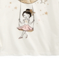 Camiseta infantil feminina Epic Threads Moon Girl, branca, tamanho 2T
