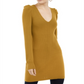Túnica feminina com mangas bufantes Inc International Concepts - Índia, ouro e amarelo, tamanho M