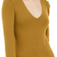 Túnica feminina com mangas bufantes Inc International Concepts - Índia, ouro e amarelo, tamanho M