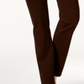 Calça jeans feminina Lexington reta, marrom, tamanho 4, Charter Club
