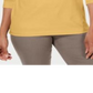 Karen Scott Blusa Feminina Manga Longa Gola V Amarela Tamanho P