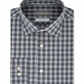 Camisa social masculina Michael Kors Airsoft Performance Stretch Check, cinza rock, tamanho 16,5 x 34-35