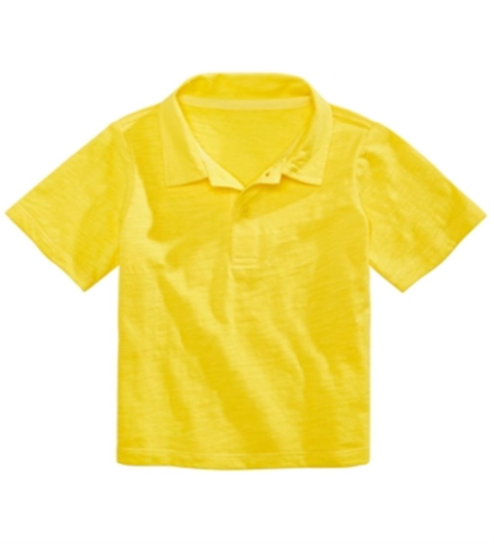 Primeiras Impressões Bebê Meninos Camisa Polo de Algodão Amarela Tamanho 3-6 Meses