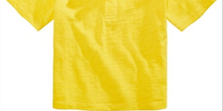 Primeiras Impressões Bebê Meninos Camisa Polo de Algodão Amarela Tamanho 3-6 Meses