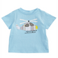 Camiseta infantil de algodão com estampa de helicóptero First Impressions para meninos, tamanho 3 a 6 meses, azul, tamanho 3 a 6 meses