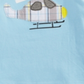 Camiseta infantil de algodão com estampa de helicóptero First Impressions para meninos, tamanho 3 a 6 meses, azul, tamanho 3 a 6 meses